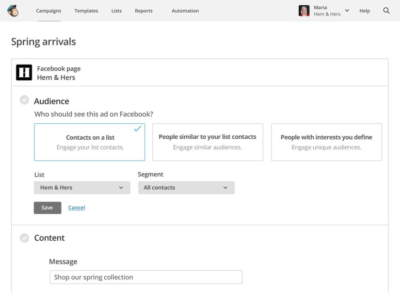 FB Blog MailChimp Presult
