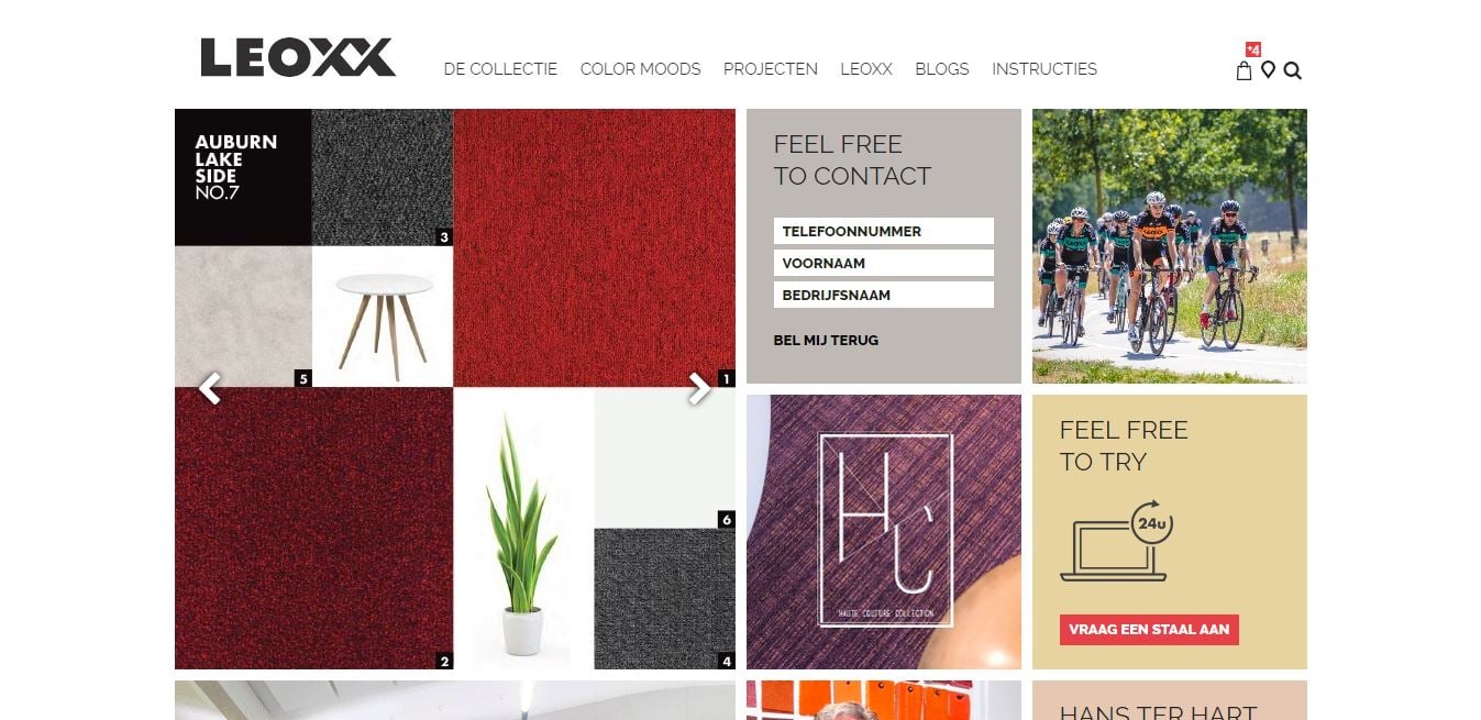 LEOXX B2B webshop stalenservice